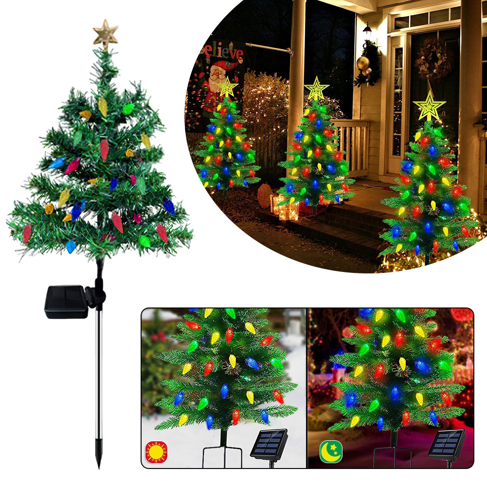 Outdoor Power For Xmas Lights - Xmas Tree Garden Decorative Led Lights