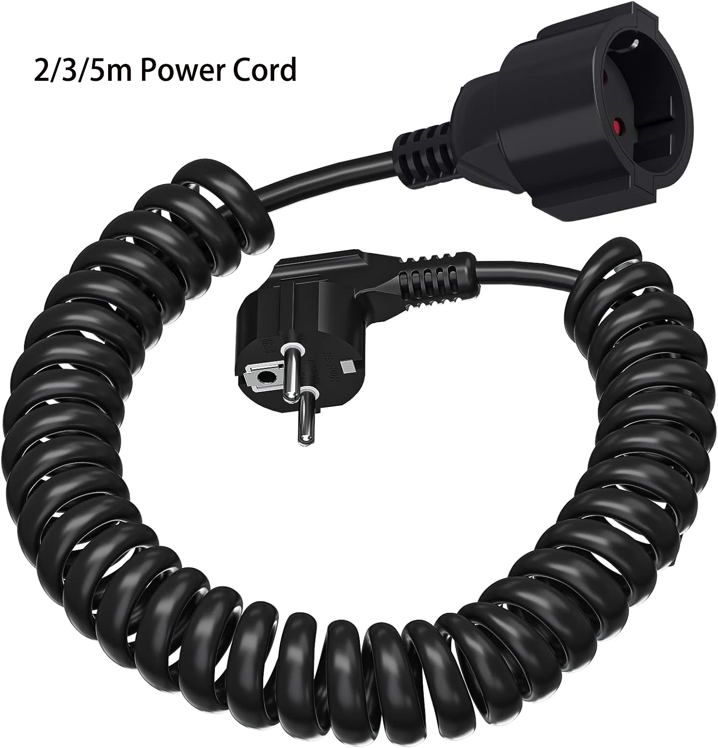 Outdoor Power Outlet Extension - 2/3/5/8/10m European Extension Cord, Schuko Plug