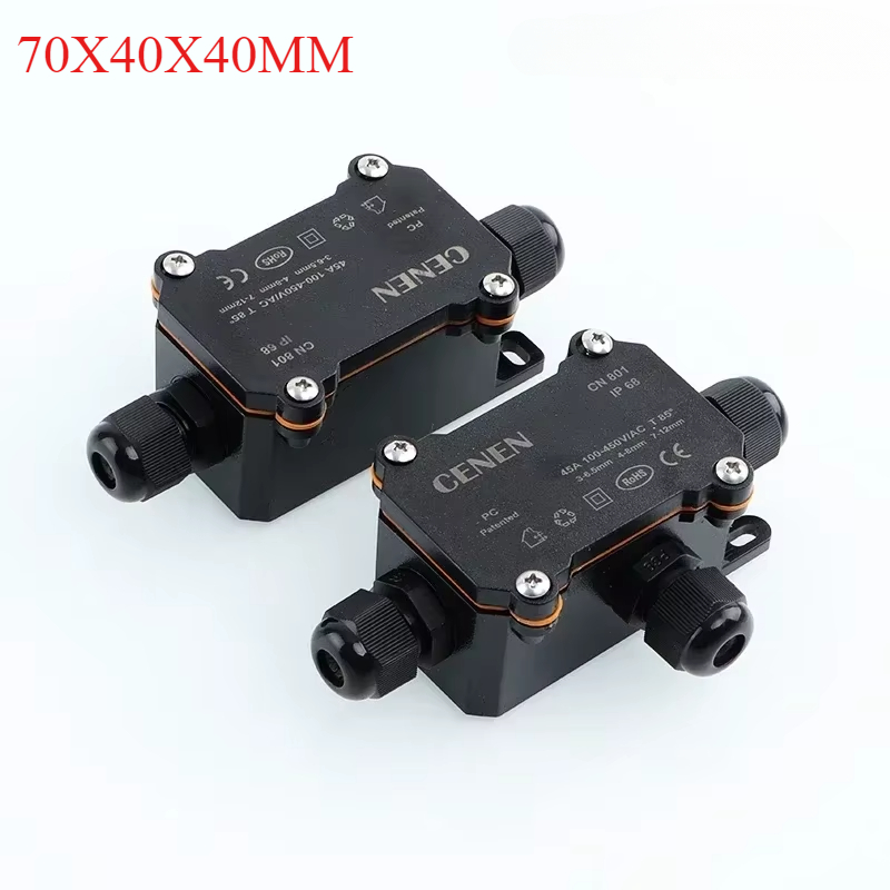 Outdoor Power Outlet Box - IP68 waterproof junction box, LED outdoor