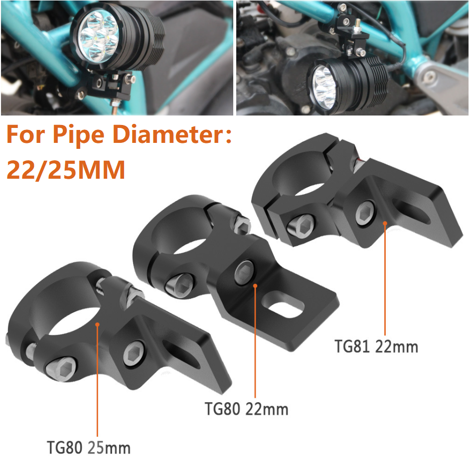 Outdoor Power Xtreme - 22/25MM Mount Bracket For Motorcycle Bumper