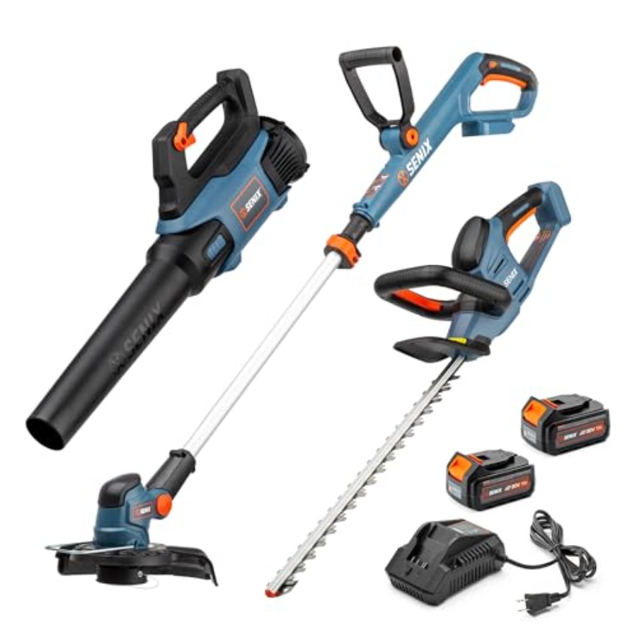 Outdoor Power Tool Combo Kits - Cordless power tool combo kit for
