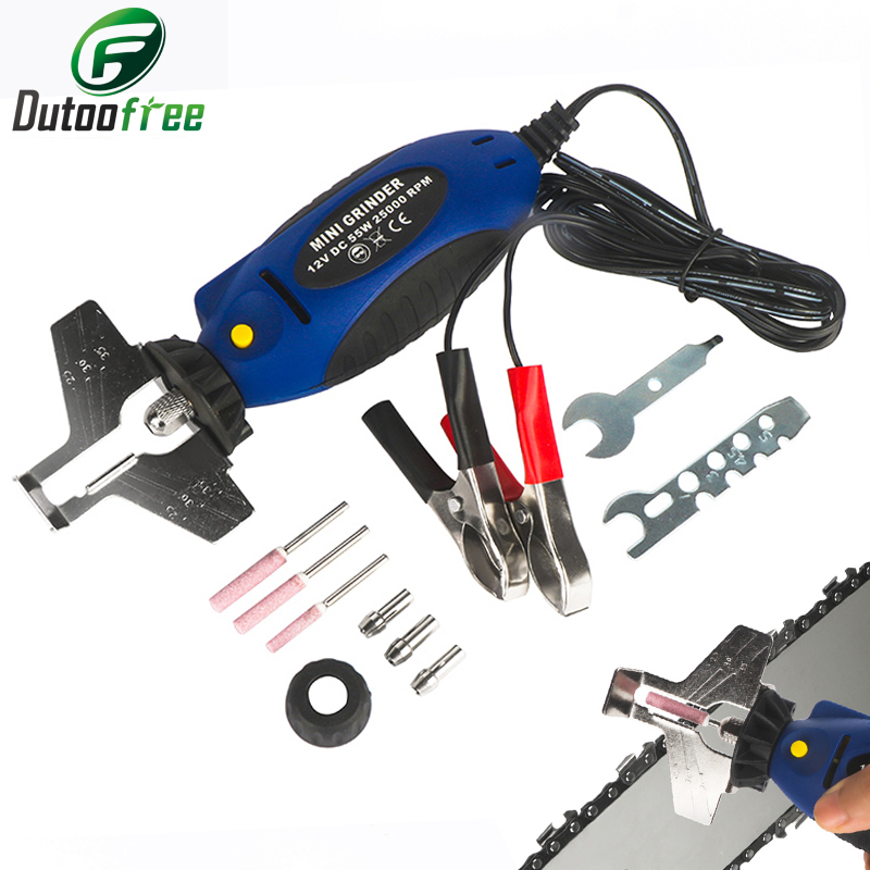 Stump Grinder Attachment - 12V Chainsaw Sharpening Kit Saw Chains