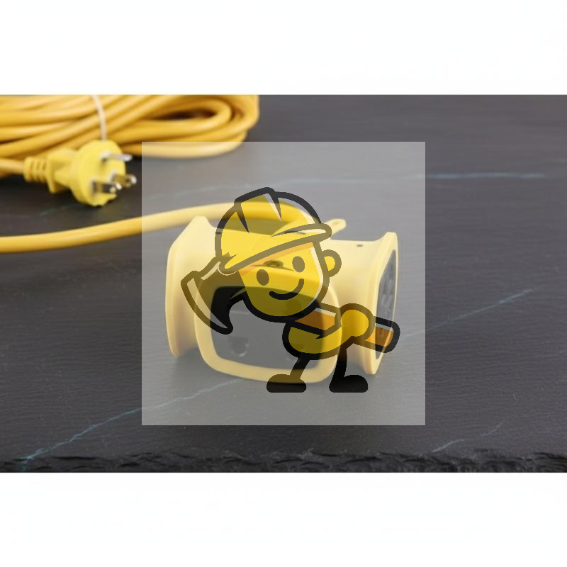 Outdoor Power Extension Cord - 5 m Aircraft-Style Floor Extension Cord