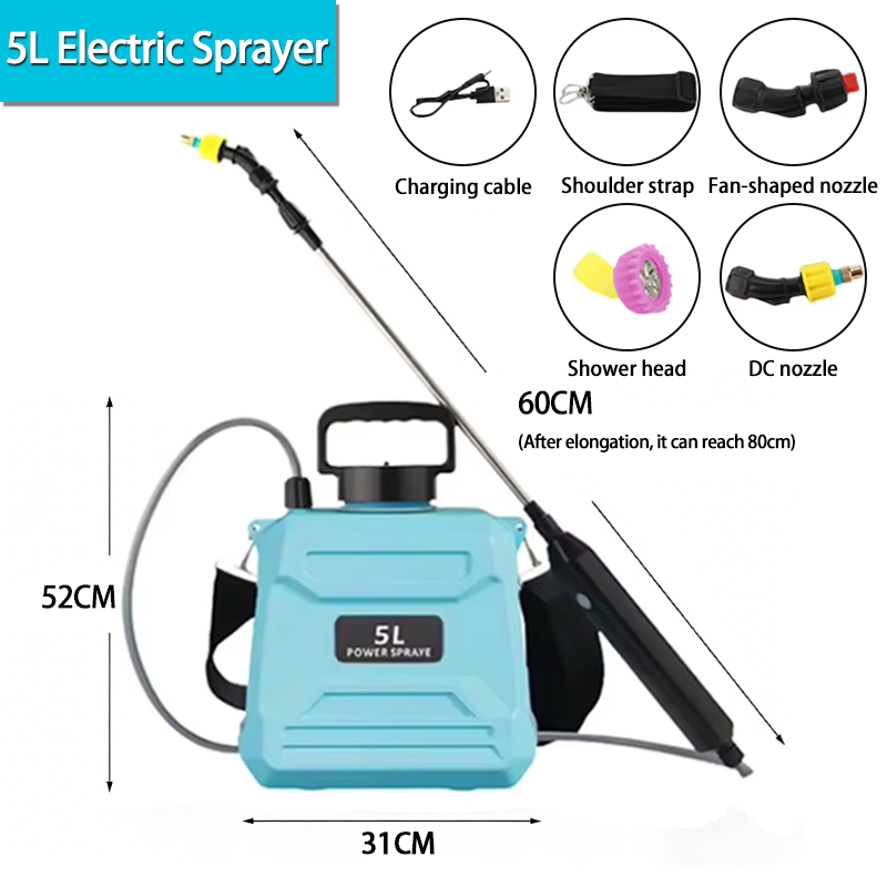 Electric Sprayer Backpack - For garden 5L Backpack Electric Agricultural