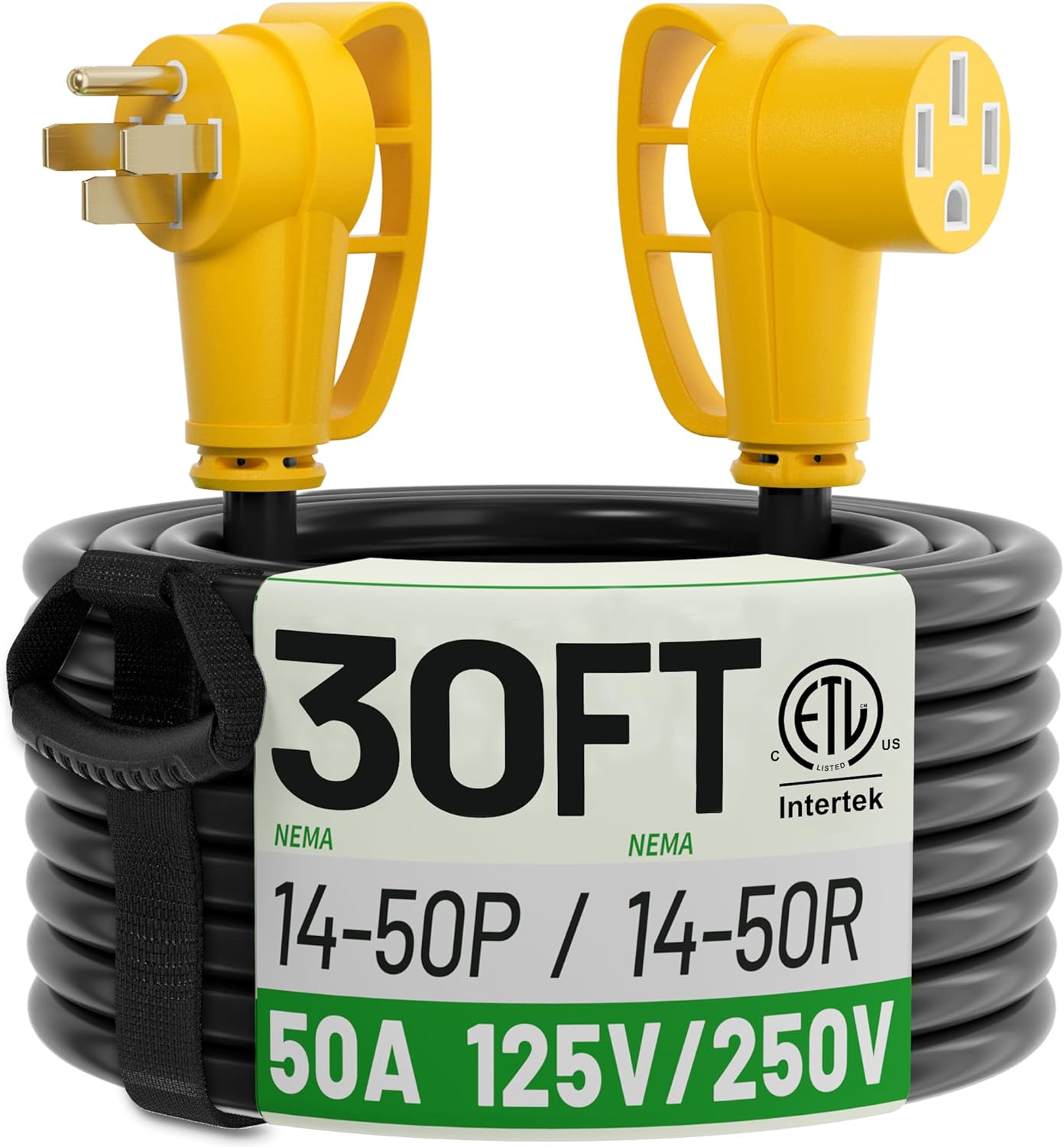 Outdoor Power Extension Cord - NEMA 14-50P to NEMA 14-50R 50