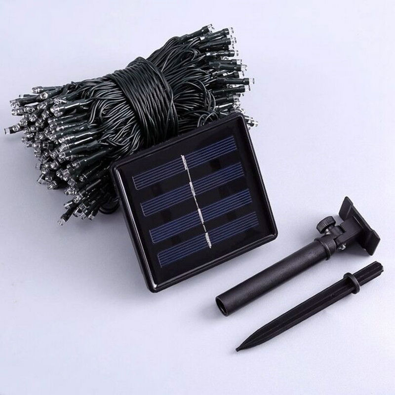 Solar Powered Fairy string Lig - مراجعة Outdoor Power For Xmas Lights وسعره