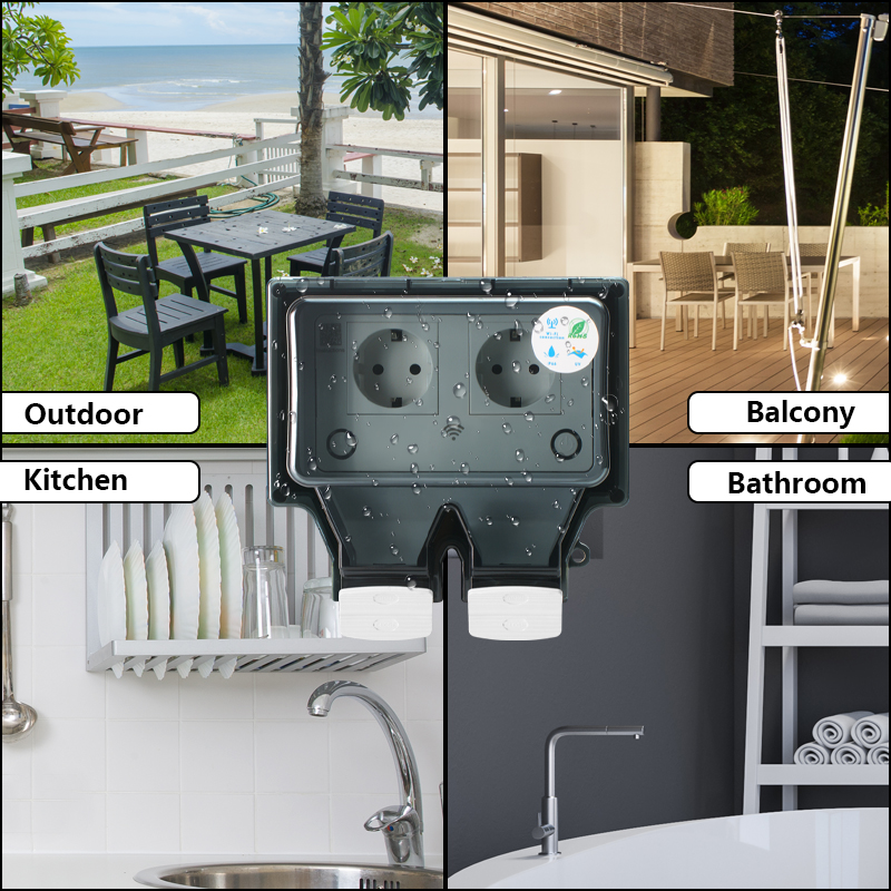 Avoir Tuya Wall Electrical Soc - مراجعة Outdoor Power Rack وسعره