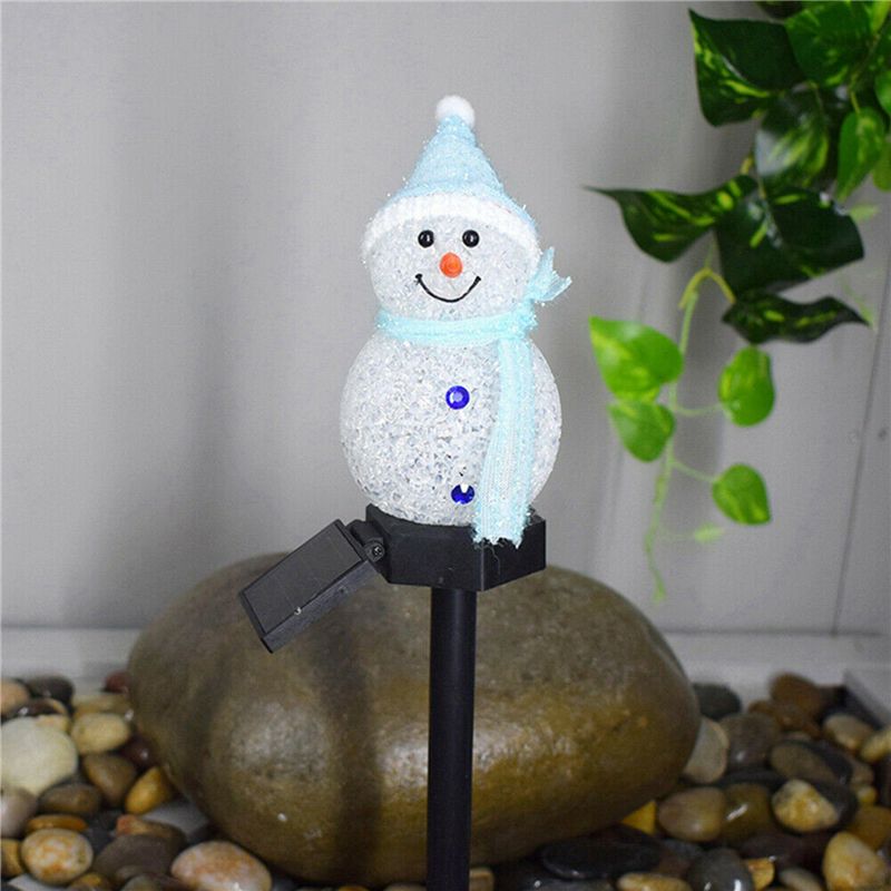 N84R 4X Snowman Solar Lights C - مراجعة Outdoor Power For Xmas Lights وسعره