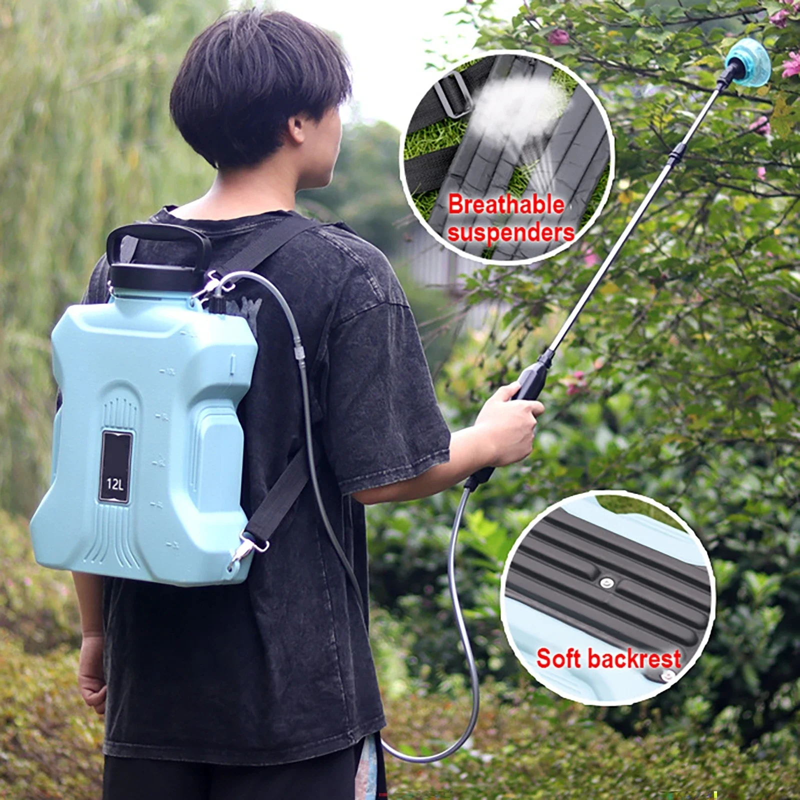 High Quality 12L Electric Spra - مراجعة Electric Sprayer Backpack وسعره