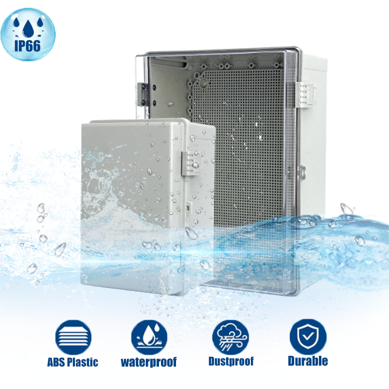 IP66 Gray/Transparent Electron - مراجعة Outdoor Power Outlet Box وسعره