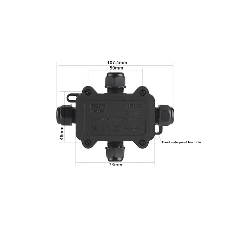 IP68 Outdoor Waterproof Juncti - مراجعة Outdoor Power Junction وسعره