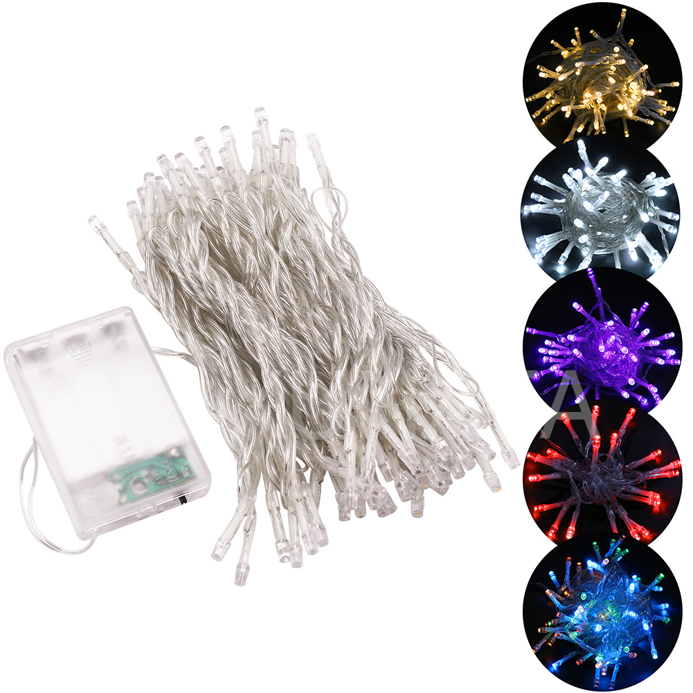 10M 5M 3M 2M Led Fairy String  - مراجعة Outdoor Power For Xmas Lights وسعره