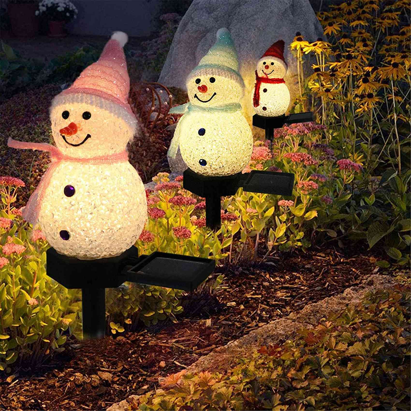 PZHI-Snowman Solar Lights Chri - مراجعة Outdoor Power For Xmas Lights وسعره