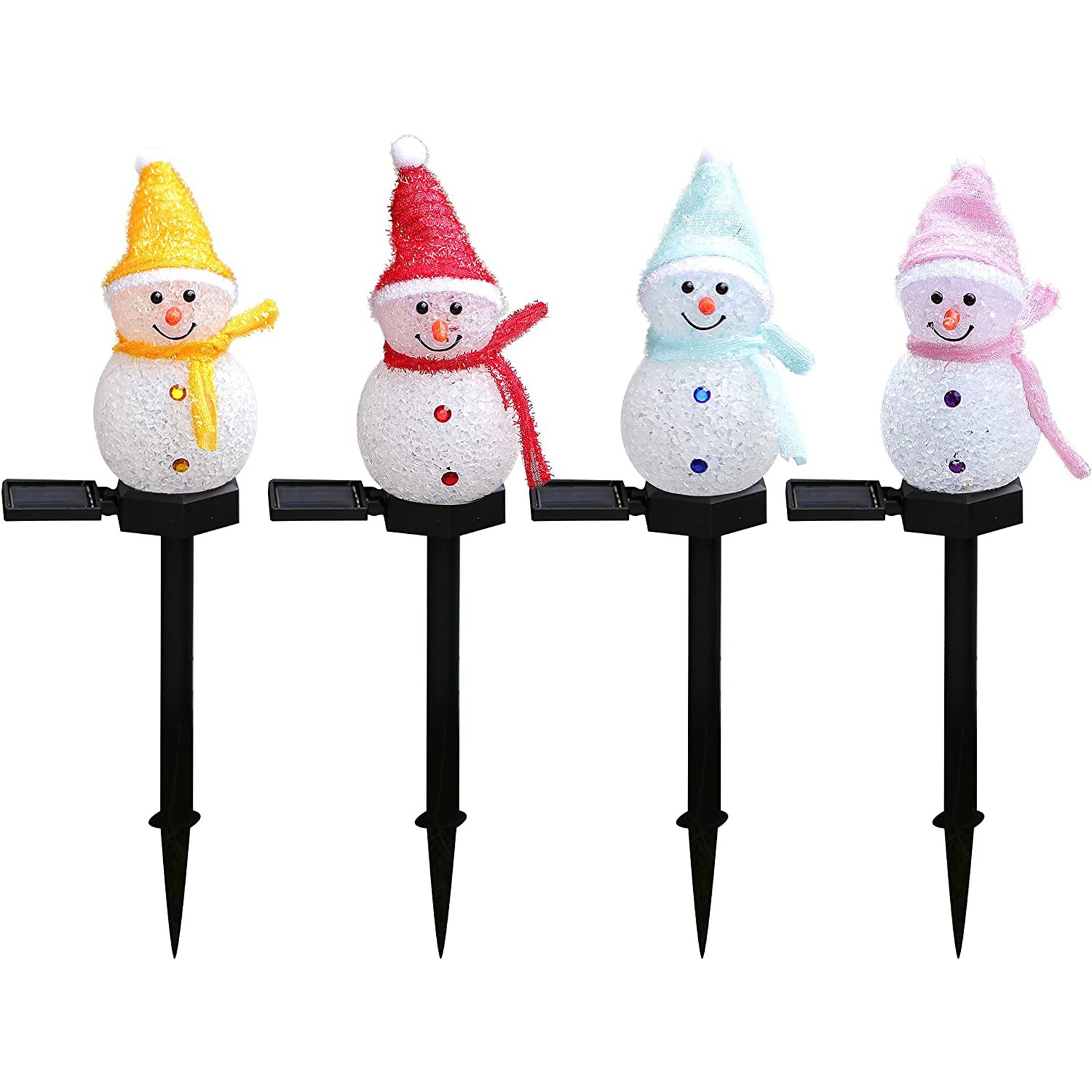 PZHI-Snowman Solar Lights Chri - مراجعة Outdoor Power For Xmas Lights وسعره