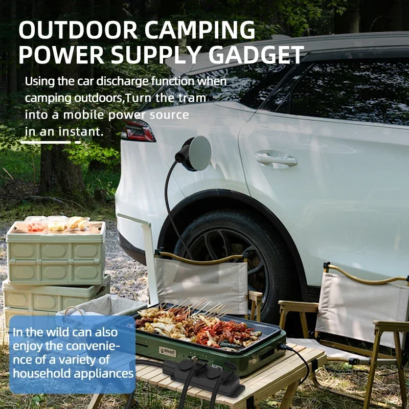 Portable 16A 4KW Electric Car  - مراجعة Outdoor Power Rack وسعره
