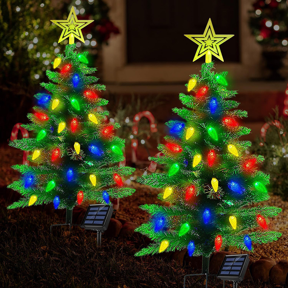 Xmas Tree Garden Decorative Le - مراجعة Outdoor Power For Xmas Lights وسعره