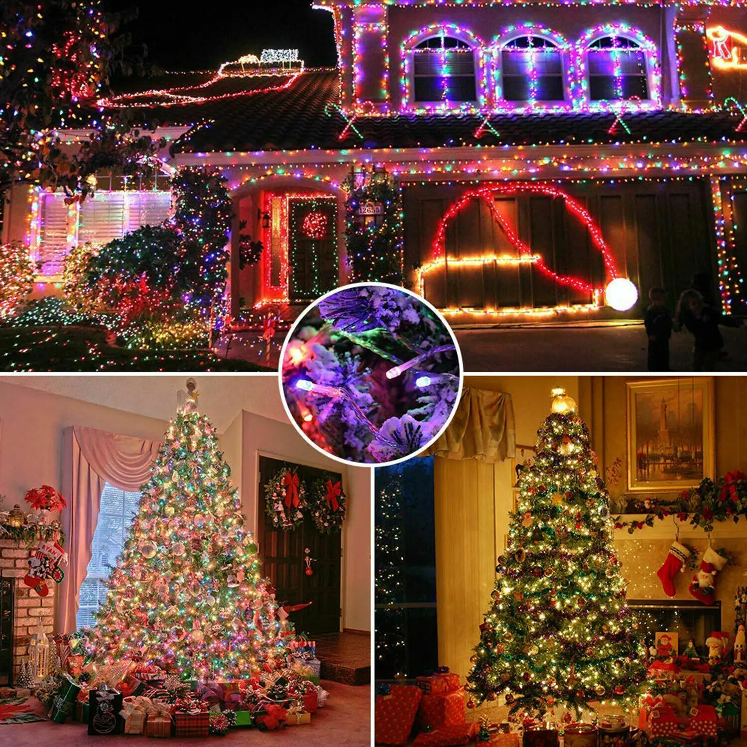 5M-32M LED Solar String Lights - مراجعة Outdoor Power For Xmas Lights وسعره