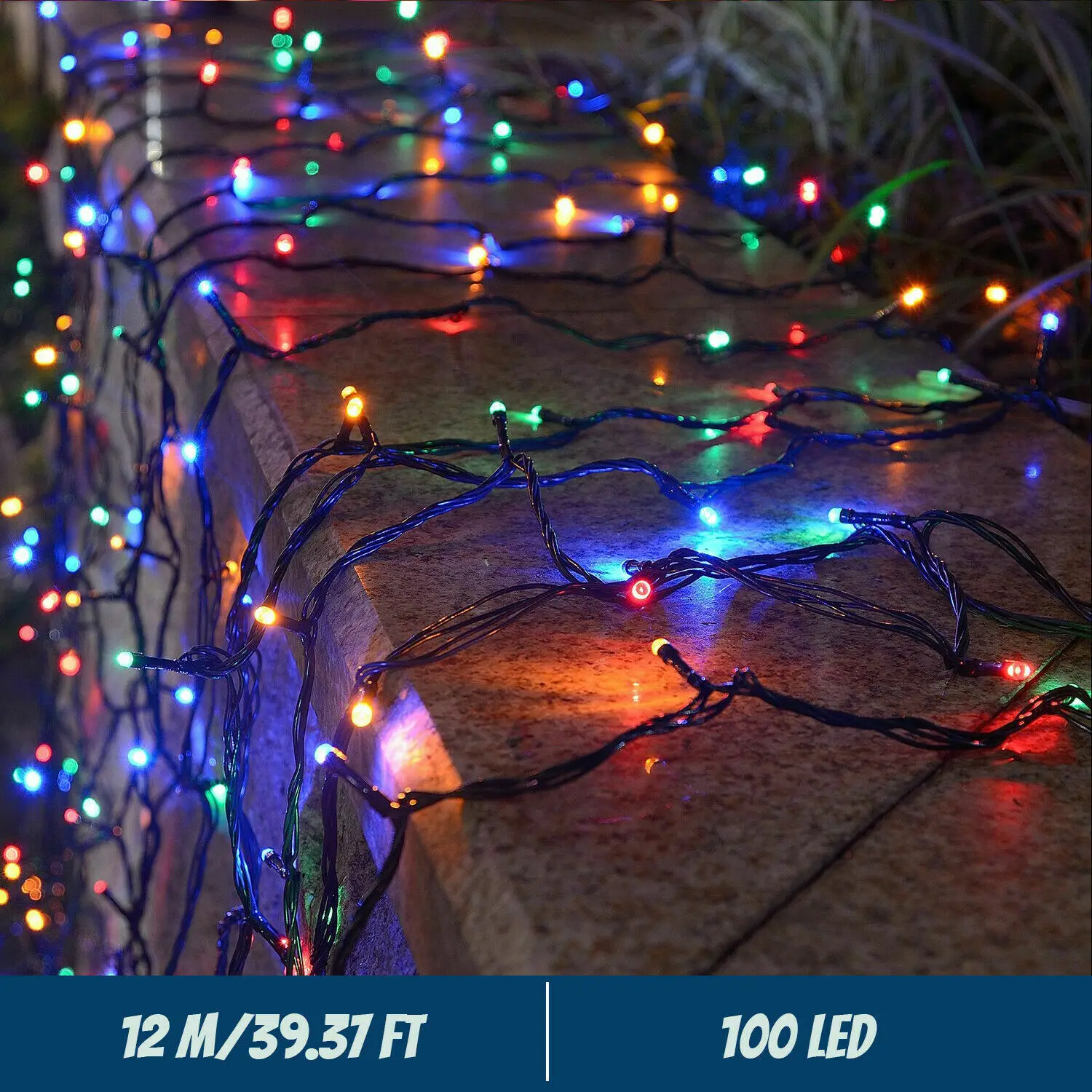 5M-32M LED Solar String Lights - مراجعة Outdoor Power For Xmas Lights وسعره