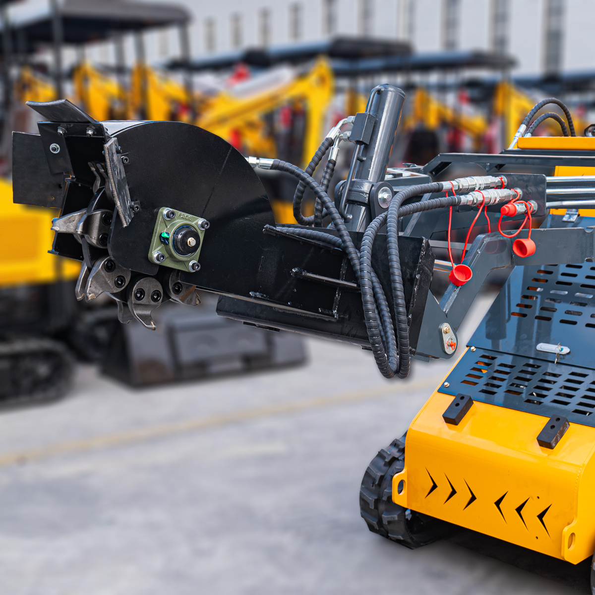 High-Performance Stump Grinder - مراجعة Stump Grinder Attachment وسعره