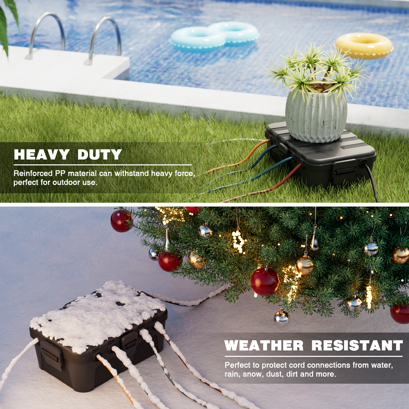 Restmo Large Outdoor Electrica - مراجعة Outdoor Power Extension Cord وسعره
