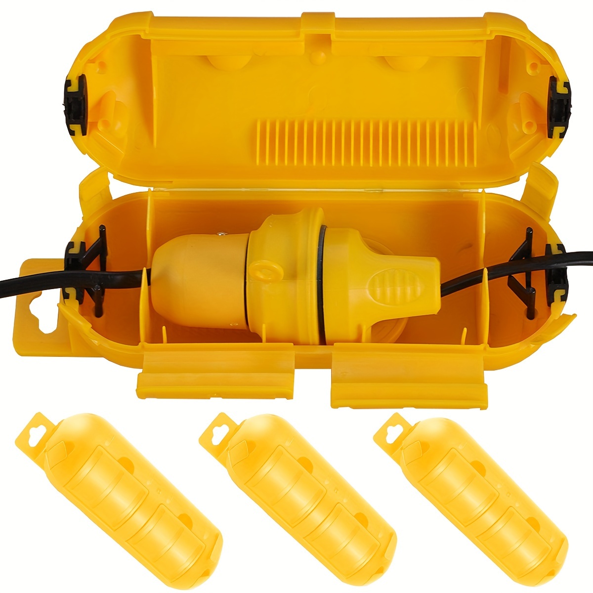 Extension yellow Cord Safety C - مراجعة Outdoor Power Extension Cord وسعره