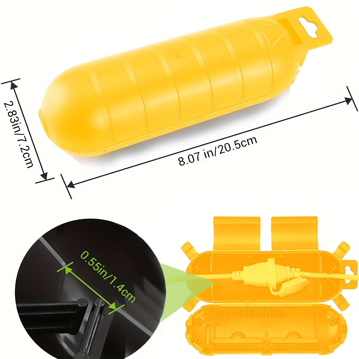 Extension yellow Cord Safety C - مراجعة Outdoor Power Extension Cord وسعره