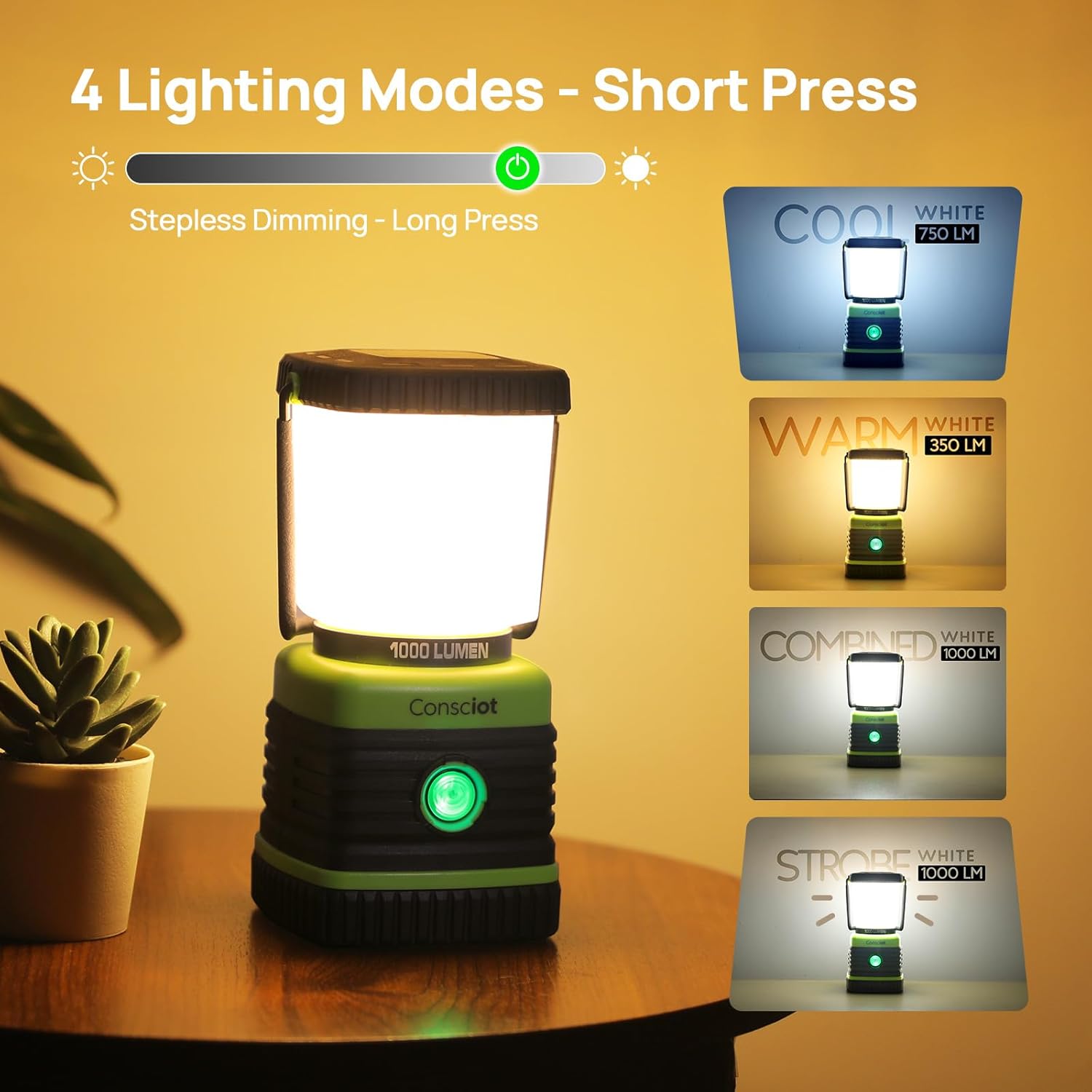 LED Camping Lantern 1000LM Bat - مراجعة Outdoor Power Products وسعره