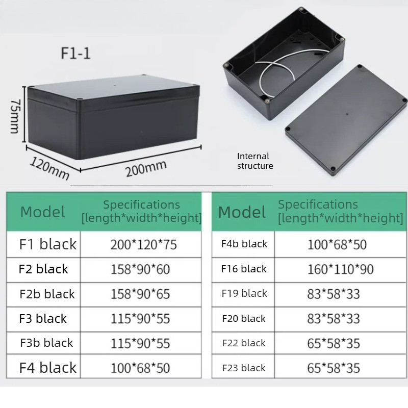 Type F Black Waterproof Juncti - مراجعة Outdoor Power Junction وسعره