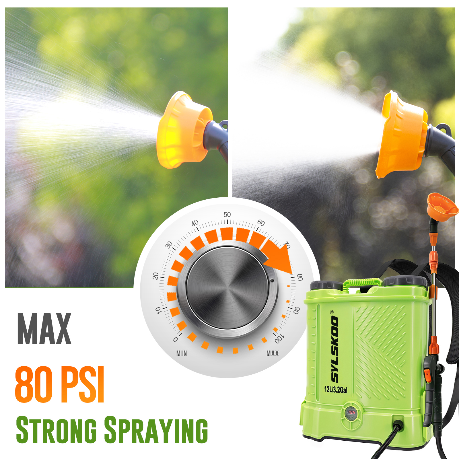 3.2 Gallon Backpack Battery Po - مراجعة Electric Sprayer Backpack وسعره