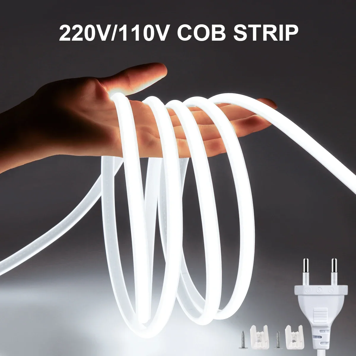1M-35M 220V 110V COB LED Strip - مراجعة Outdoor Power Vac وسعره
