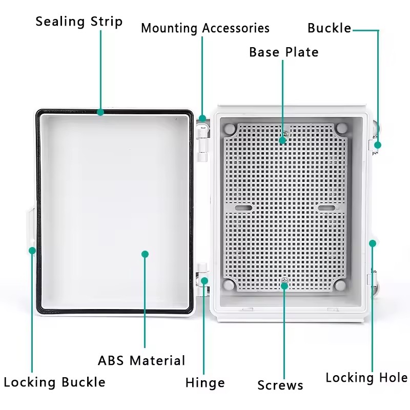 IP66 Electrical Plastic Enclos - مراجعة Outdoor Power Outlet Box وسعره