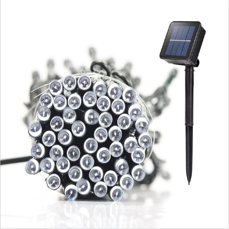 8 Modes Solar Powered LED Sola - مراجعة Outdoor Power For Xmas Lights وسعره
