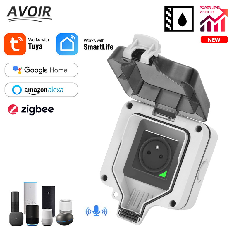 Avoir Zigbee Tuya IP66 Outdoor - مراجعة Outdoor Zigbee Power Plug وسعره