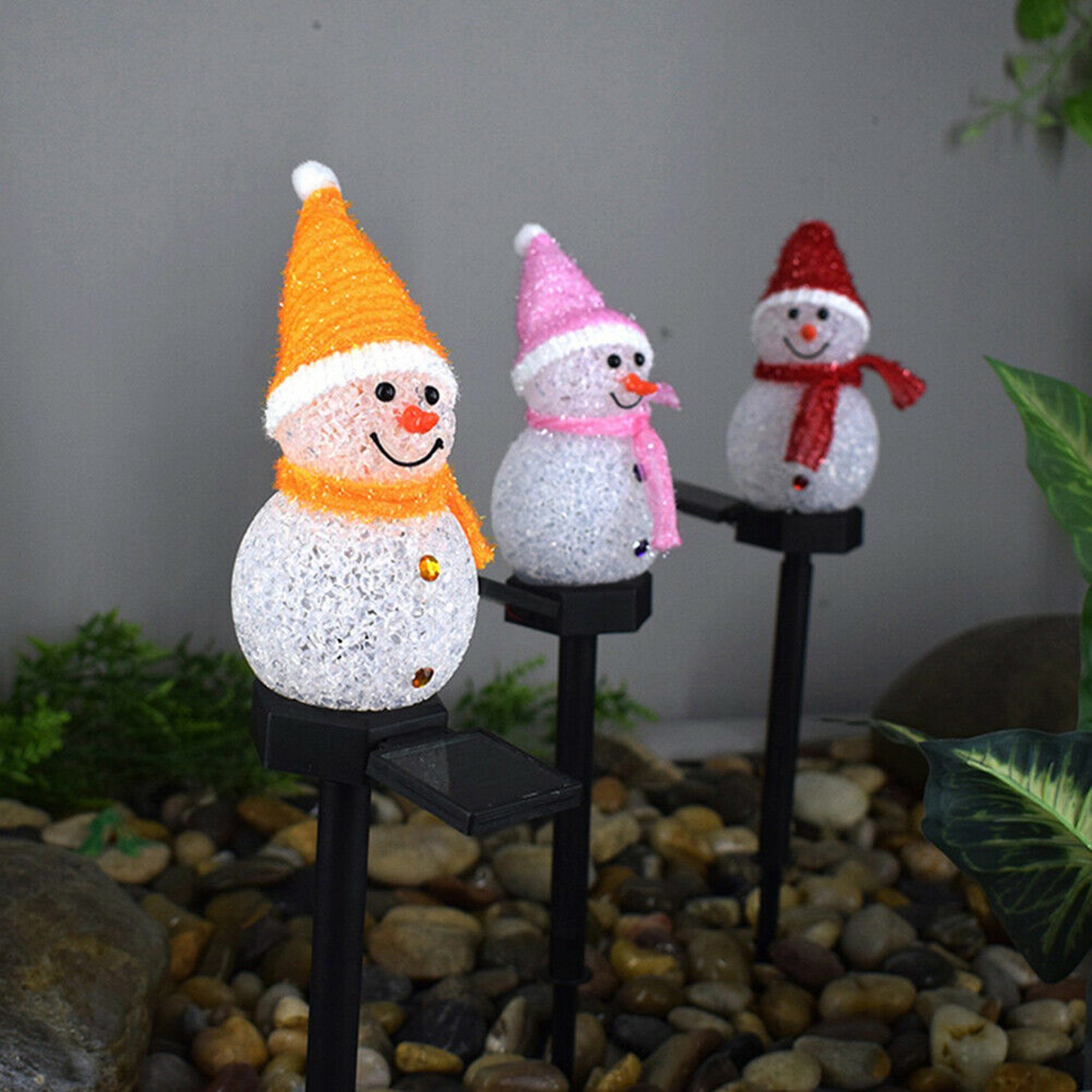 ABAH-Snowman Solar Lights Chri - مراجعة Outdoor Power For Xmas Lights وسعره