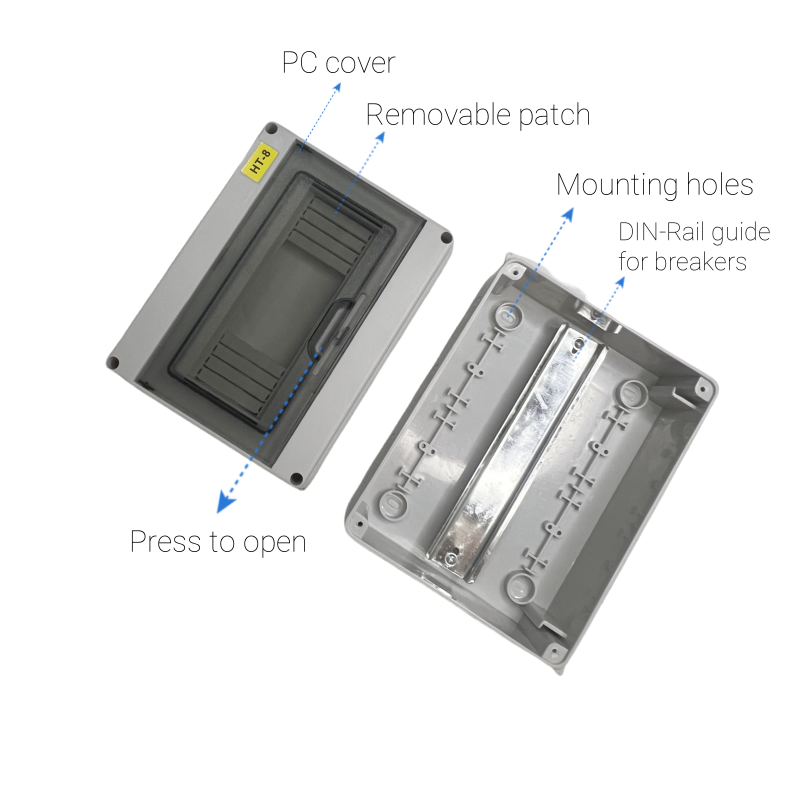 IP65 Distribution Box for dc B - مراجعة Outdoor Power Outlet Box وسعره