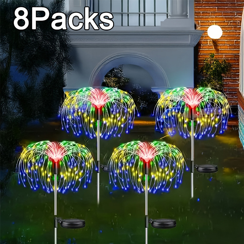 8-Mode Solar Firework Lights w - مراجعة Outdoor Power Vac وسعره