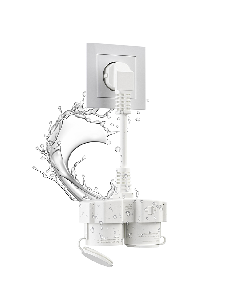 EU Extension Cable with 2 Schu - مراجعة Outdoor Power Outlet Extension وسعره