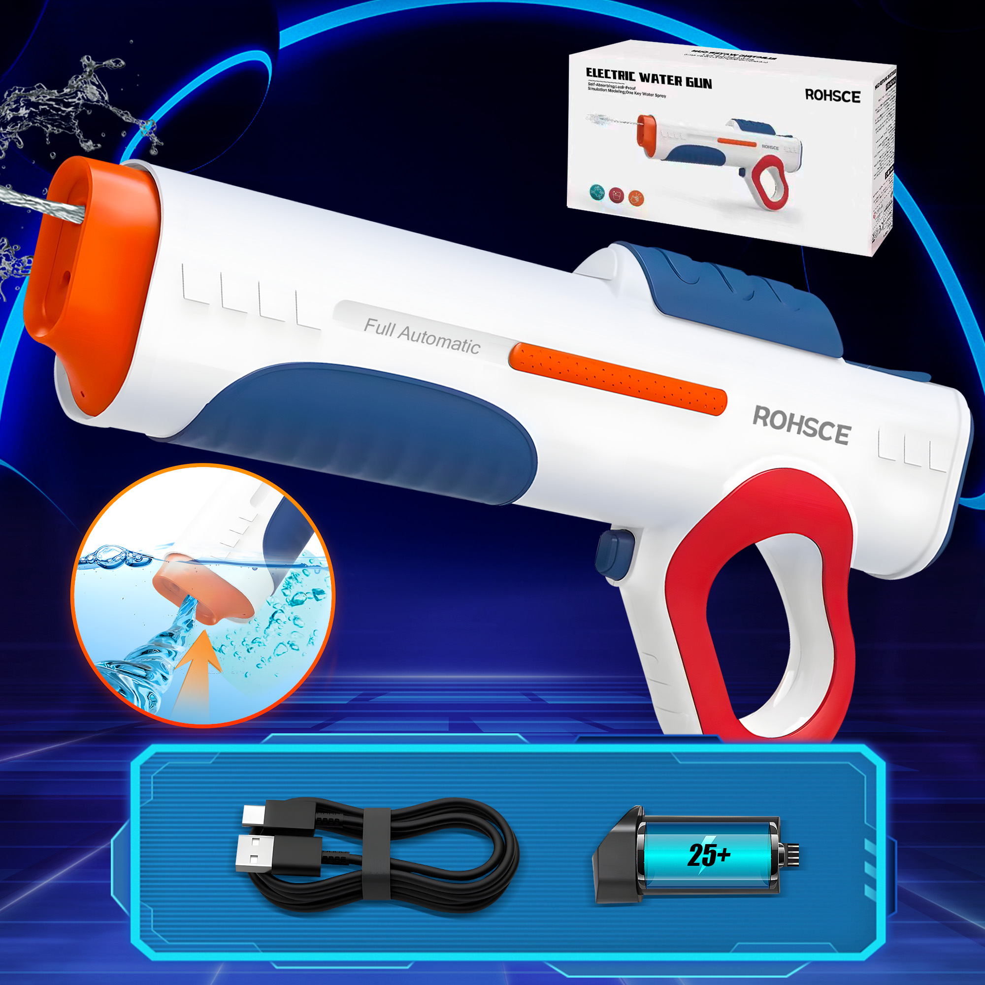 Electric Water Gun Most Powerf - مراجعة Outdoor Powersports وسعره