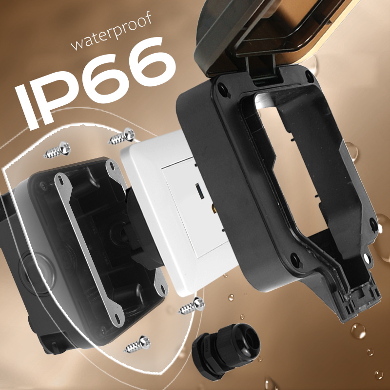 Avoir IP66 Wall Waterproof Soc - مراجعة Outdoor Power Rack وسعره