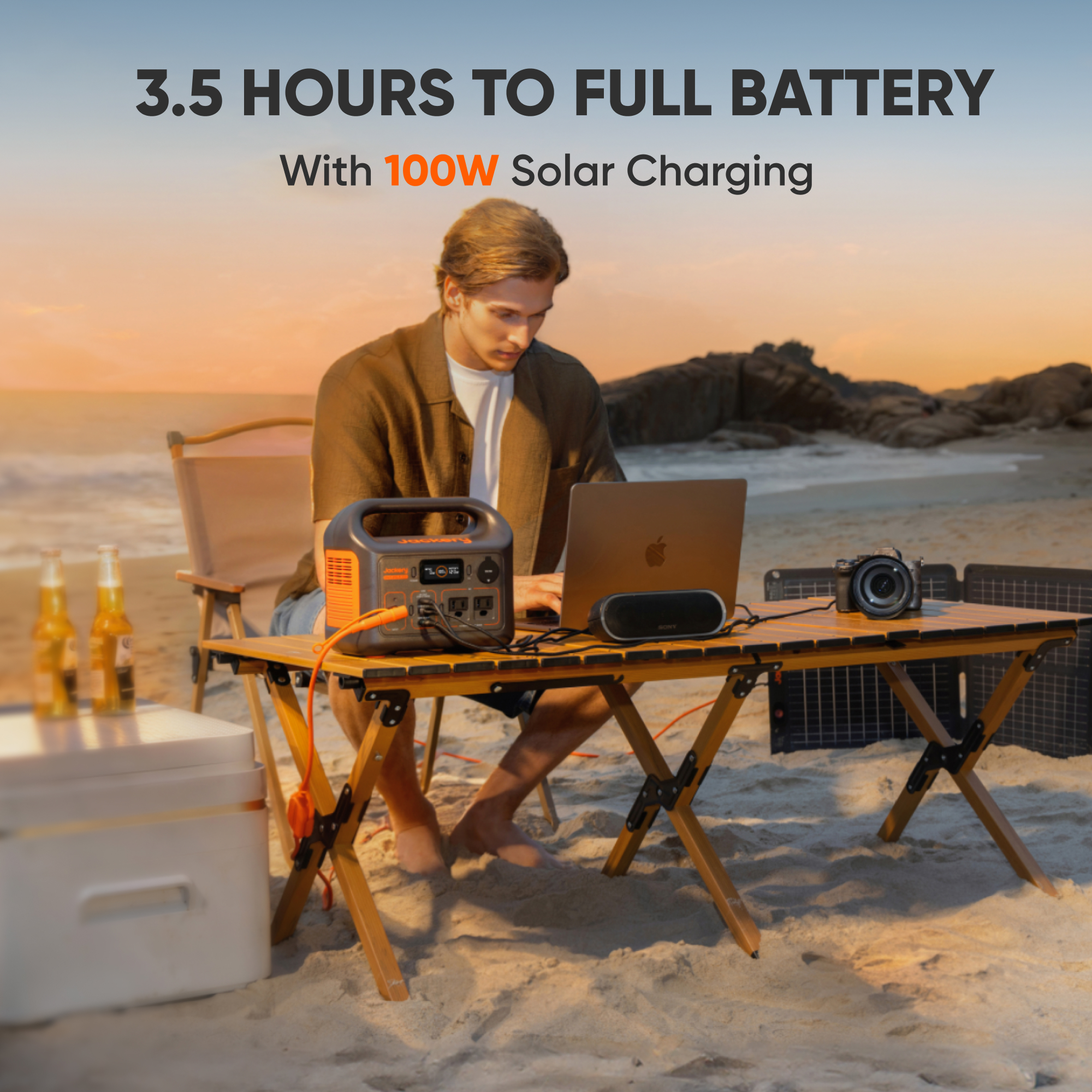 Jackery Portable Power Station - مراجعة Outdoor Power Extension Cord وسعره