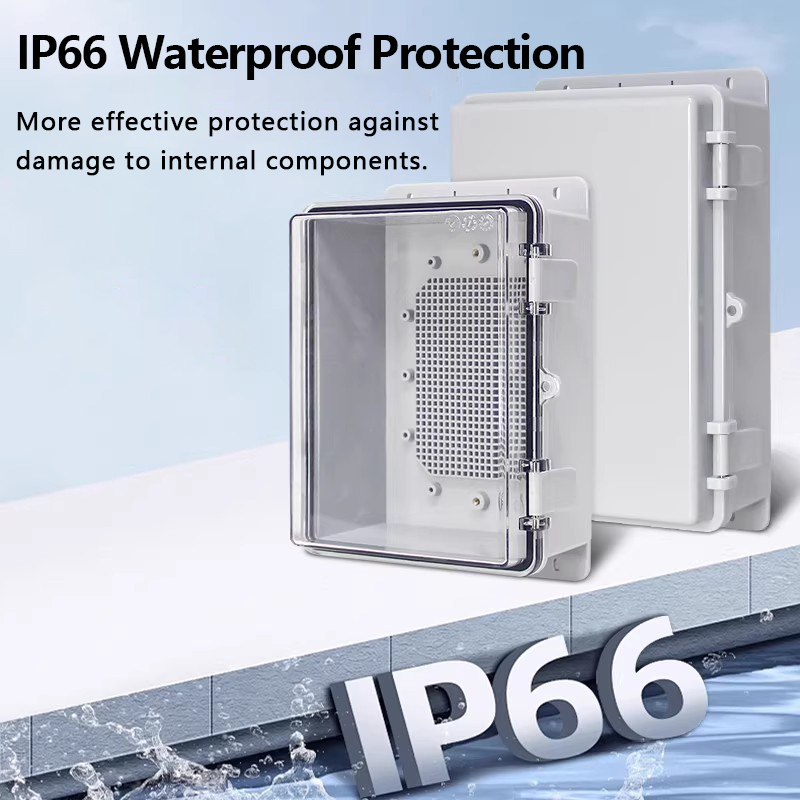 IP66 Waterproof Grey/Transpare - مراجعة Outdoor Power Outlet Box وسعره