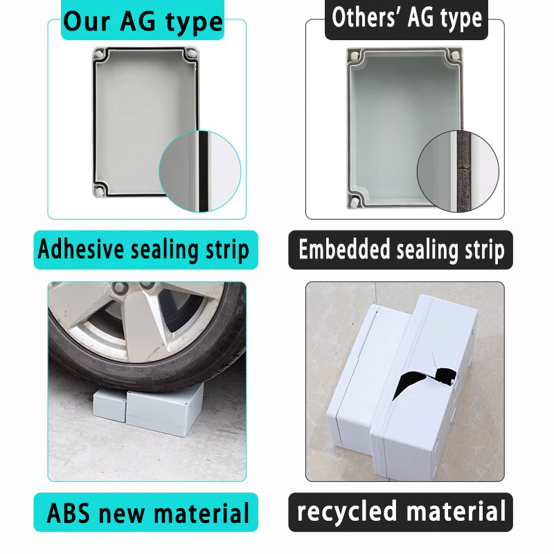 IP67 Grey/Clear Cover Outdoor  - مراجعة Outdoor Power Junction وسعره