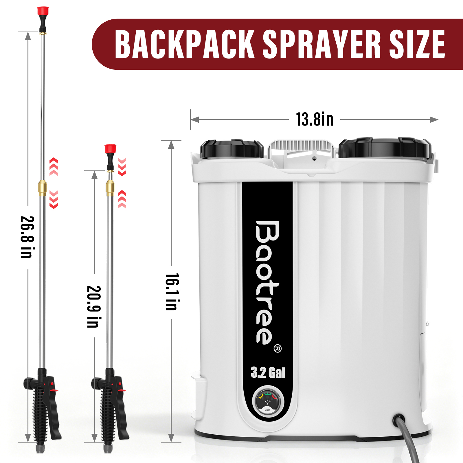 3.2/4.4 Gallon Backpack Spraye - مراجعة Electric Sprayer Backpack وسعره
