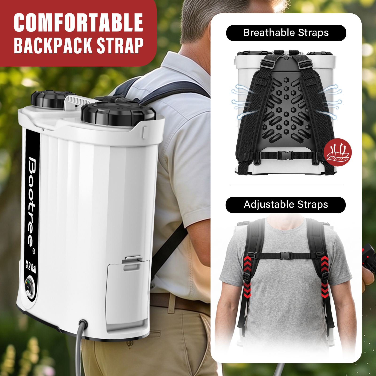 3.2/4.4 Gallon Backpack Spraye - مراجعة Electric Sprayer Backpack وسعره