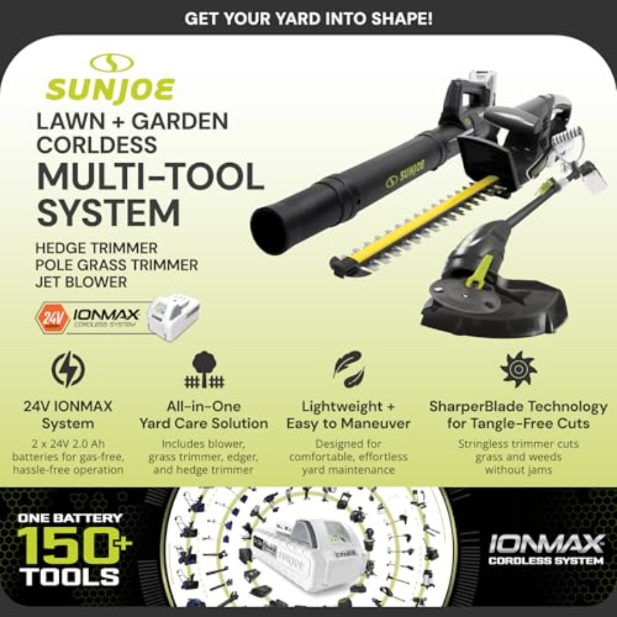 24V IONMAX Cordless Leaf Blowe - مراجعة Outdoor Power Tool Combo Kits وسعره