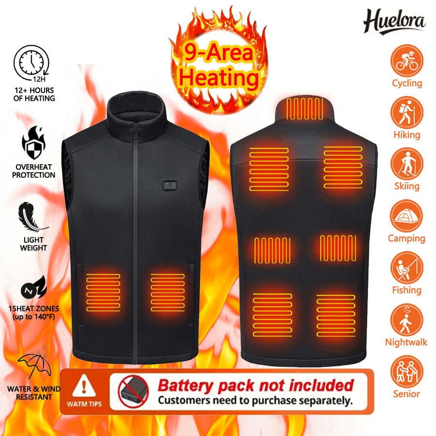 Winter Heating Vest 9 Area Sta - مراجعة Outdoor Powersports وسعره