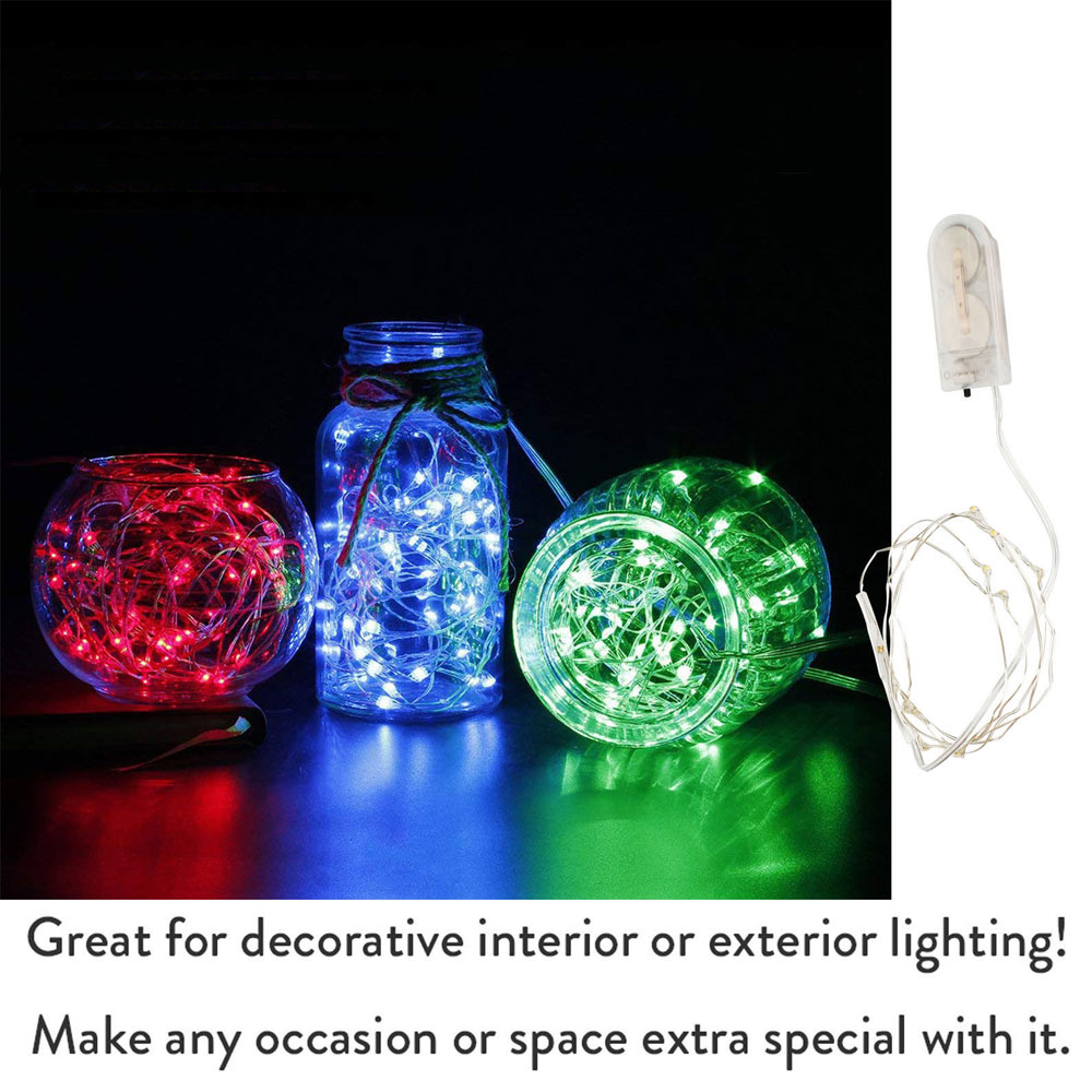1m 2m 3m Led Copper Fairy Stri - مراجعة Outdoor Power For Xmas Lights وسعره