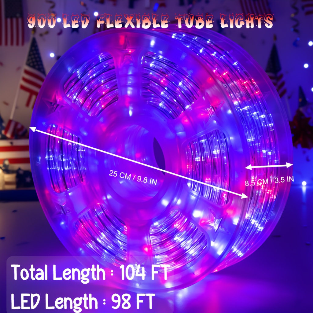 100ft Outdoor LED Rope Lights  - مراجعة Outdoor Power Vac وسعره