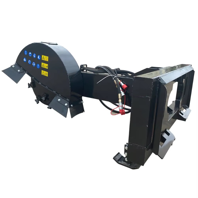Stump grinder attached to a sk - مراجعة Stump Grinder Attachment وسعره