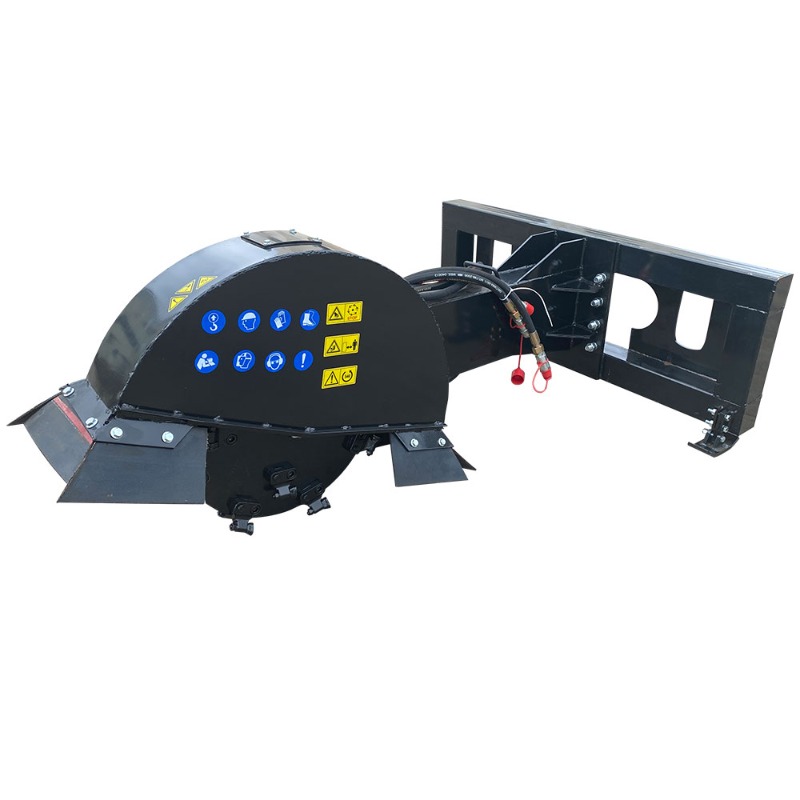 Stump grinder attached to a sk - مراجعة Stump Grinder Attachment وسعره